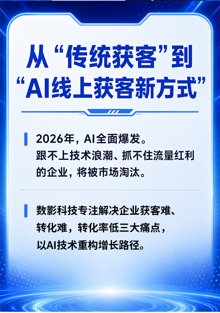 数影霸屏精准获客流程示意图